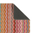 My Mat Stain Resistant Candy Multi Rainbow Zig Zag - handmade