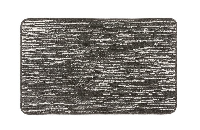 My Mat Stain Resistant Durable - Charcoal Broken Stripe - handmade