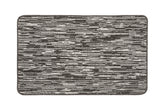 My Mat Stain Resistant Durable - Charcoal Broken Stripe - handmade
