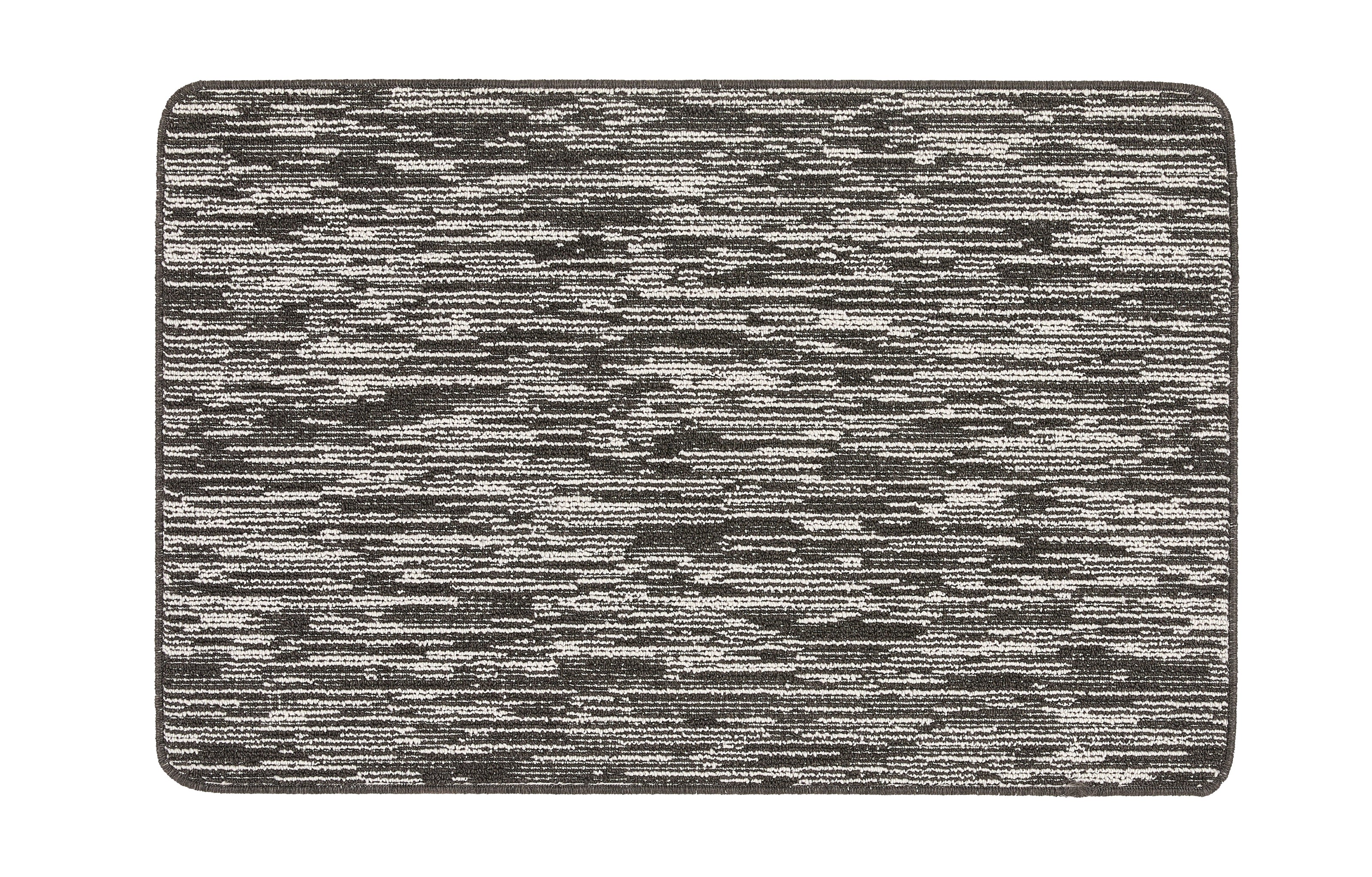 My Mat Stain Resistant Durable - Charcoal Broken Stripe - handmade