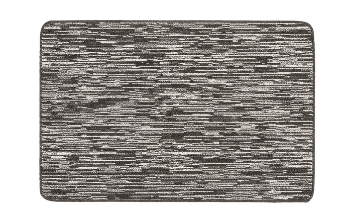 My Mat Stain Resistant Durable - Charcoal Broken Stripe - handmade
