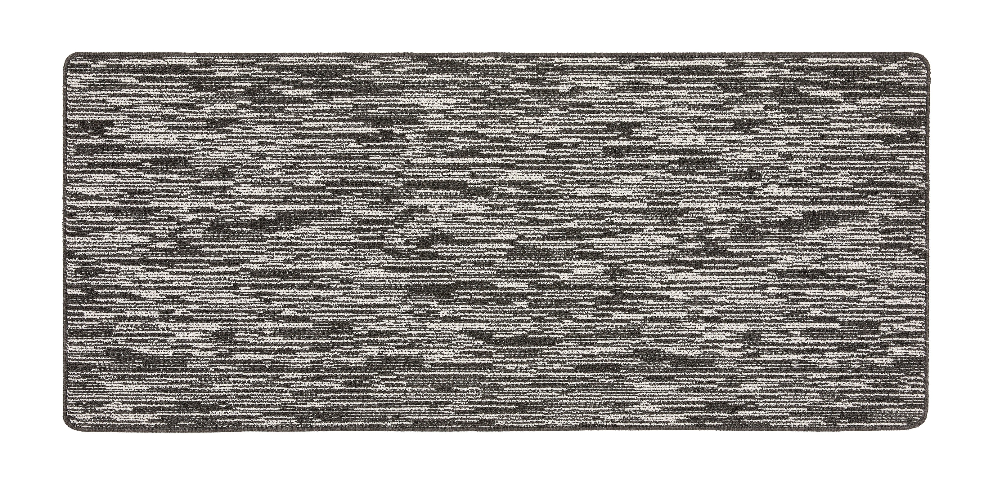 My Mat Stain Resistant Durable - Charcoal Broken Stripe - handmade