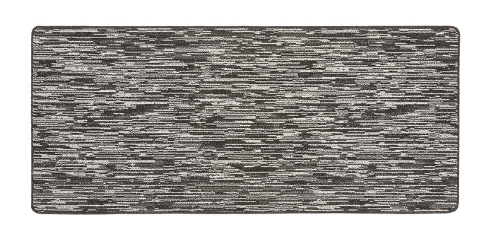 My Mat Stain Resistant Durable - Charcoal Broken Stripe - handmade