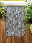 My Mat Stain Resistant Durable - Charcoal Broken Stripe - handmade