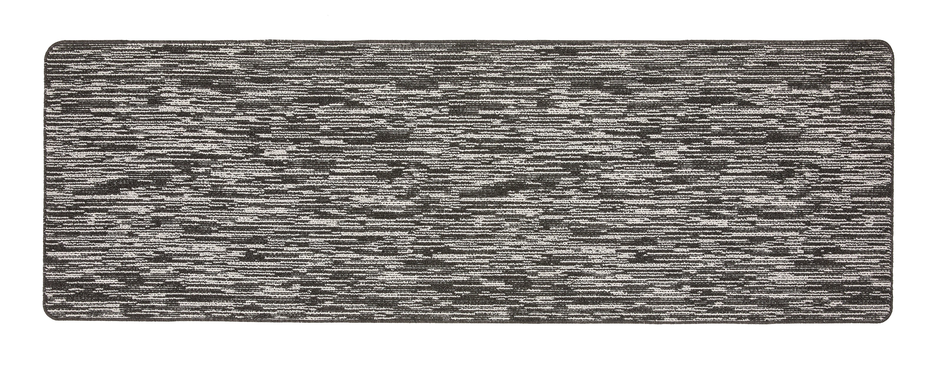 My Mat Stain Resistant Durable - Charcoal Broken Stripe - handmade