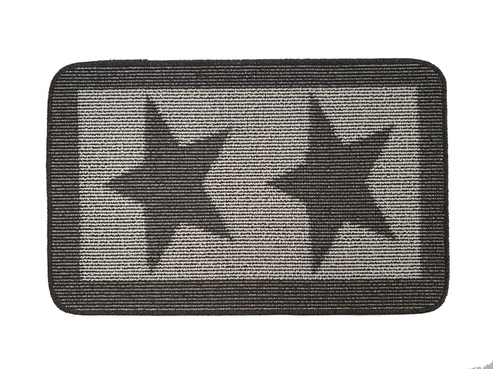 My Mat Stain Resistant Durable - Charcoal Star - handmade