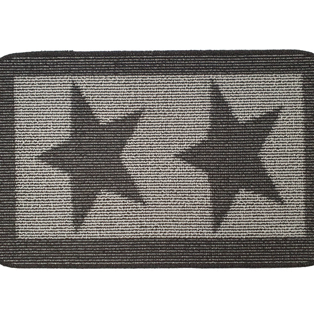 My Mat Stain Resistant Durable - Charcoal Star - handmade