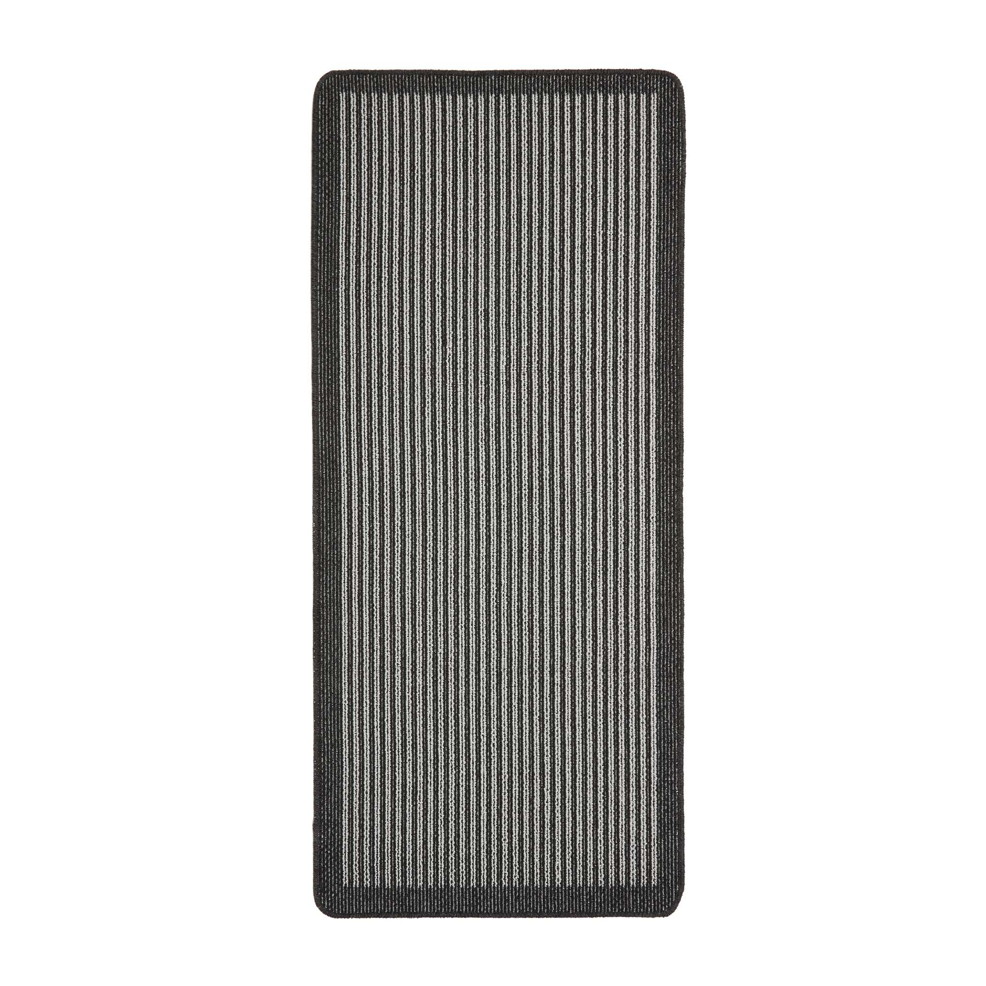 My Mat Stain Resistant Durable - Charcoal Stripe - handmade