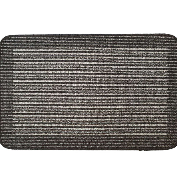 My Mat Stain Resistant Durable - Charcoal Stripe - handmade