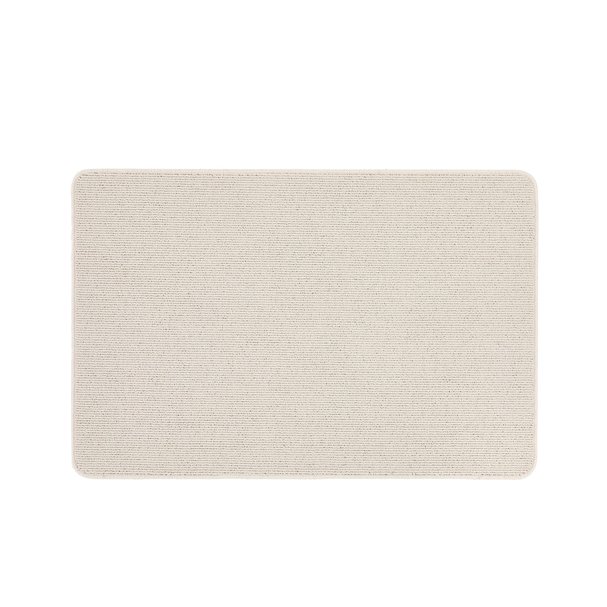 My Mat Stain Resistant Durable - Ivory Plain - handmade