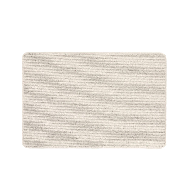My Mat Stain Resistant Durable - Ivory Plain - handmade