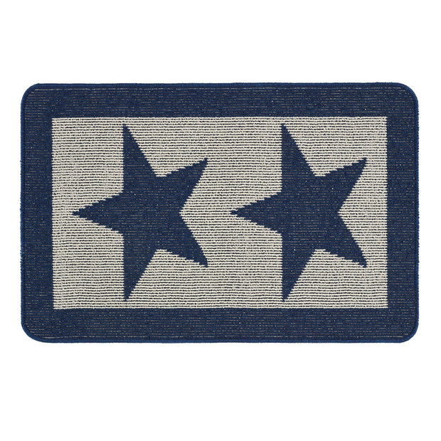 My Mat Stain Resistant Durable - Navy Star - handmade