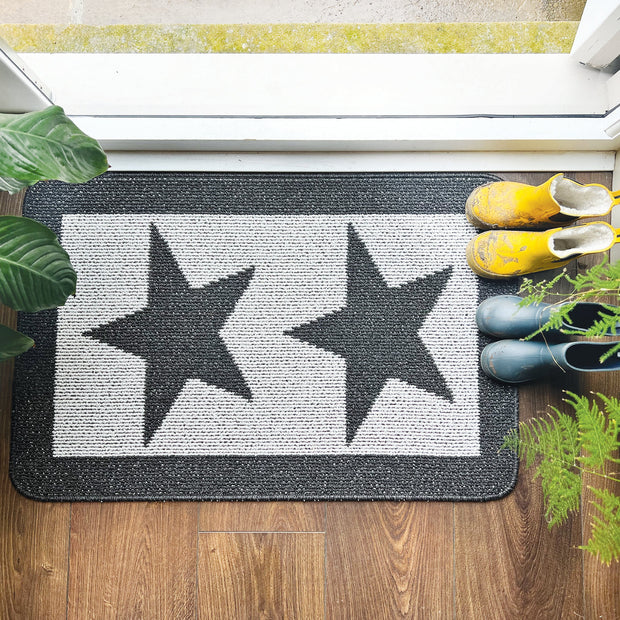 My Mat Stain Resistant Durable - Navy Star - handmade