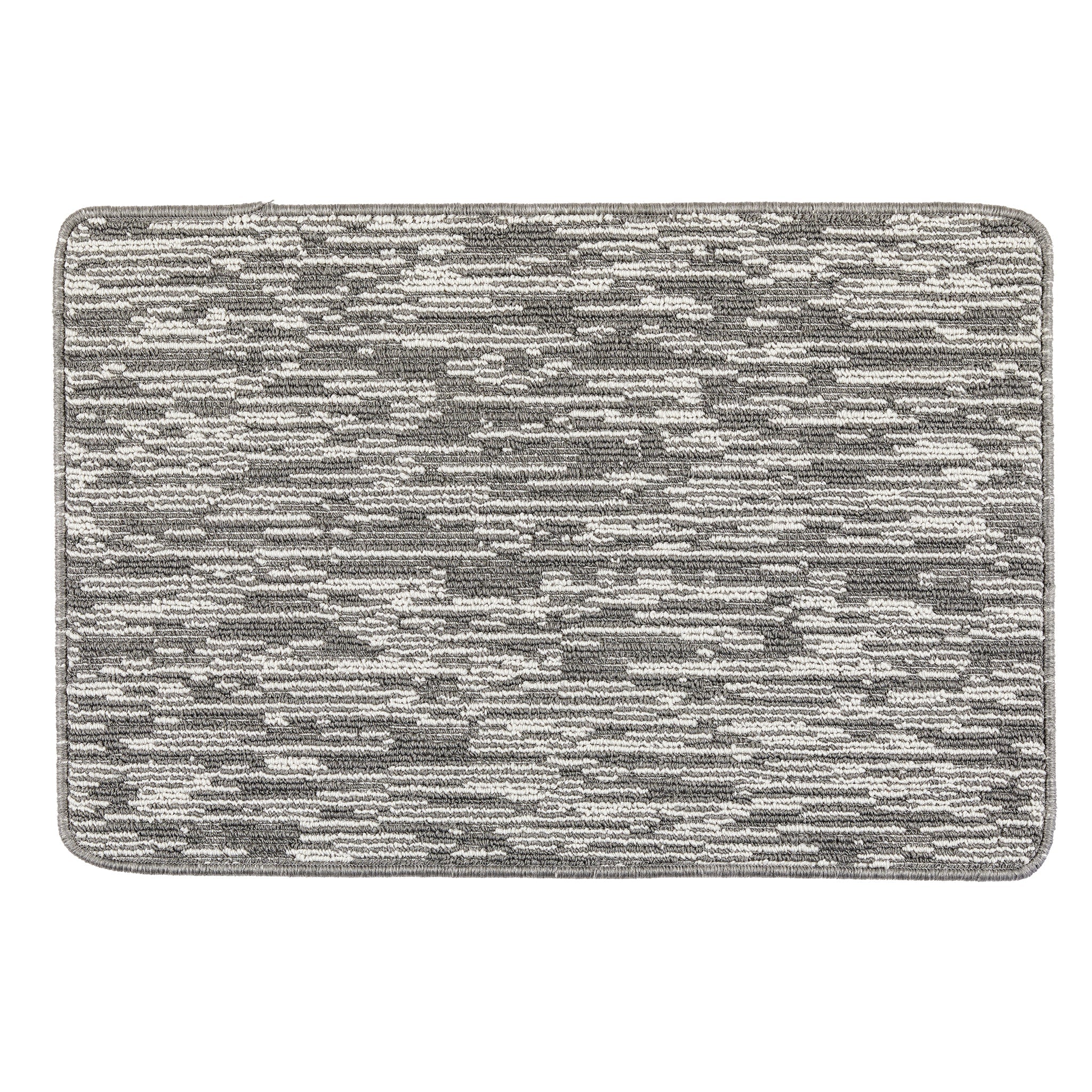 My Mat Stain Resistant Durable - Silver Broken Stripe - handmade