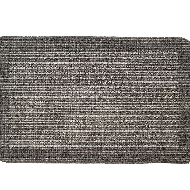 My Mat Stain Resistant Durable - Silver Stripe - handmade