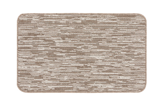 My Mat Stain Resistant Durable - Stone Broken Stripe - handmade