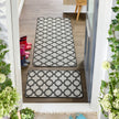 My Mat Stain Resistant Moroccan Tile Charcoal - handmade