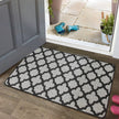 My Mat Stain Resistant Moroccan Tile Charcoal - handmade