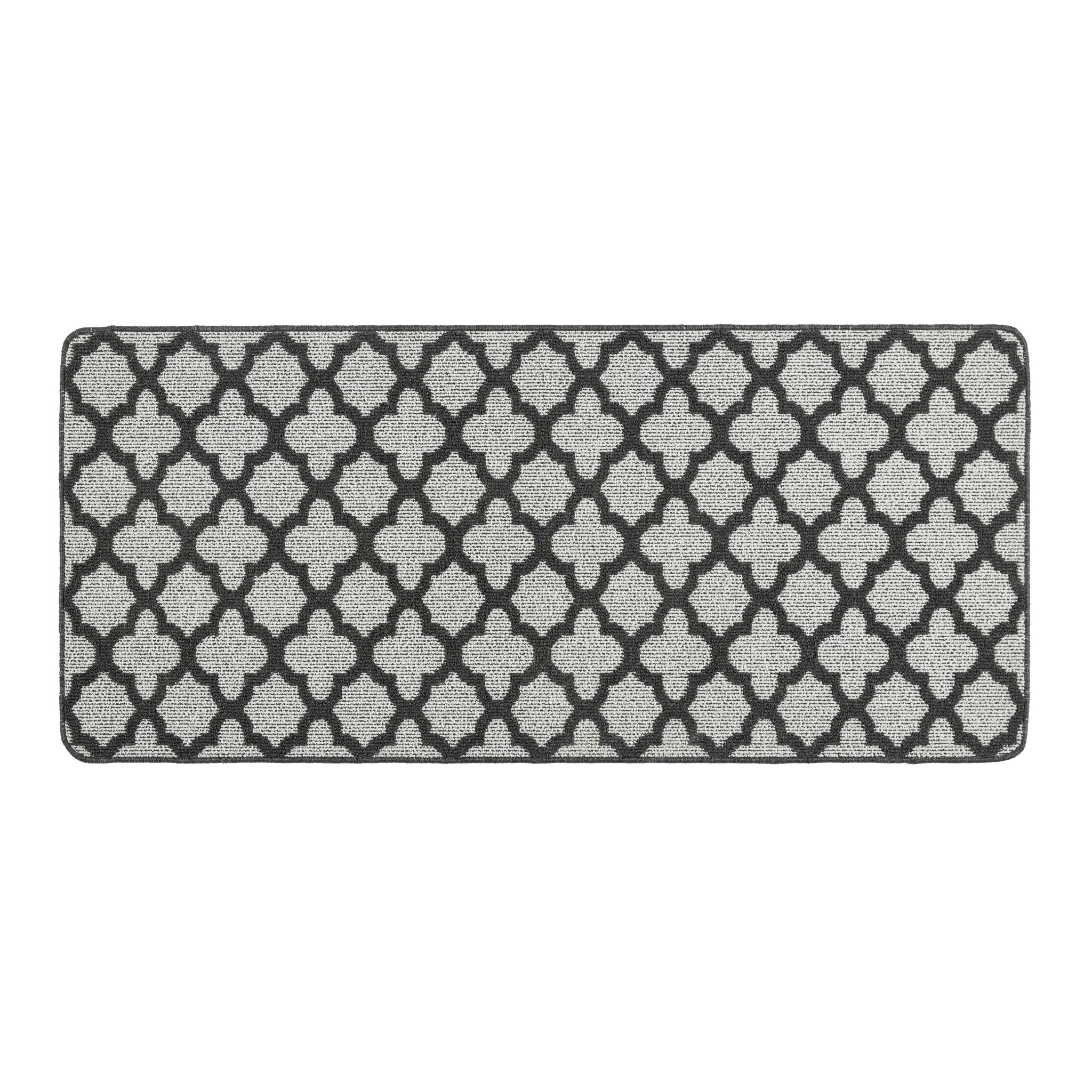 My Mat Stain Resistant Moroccan Tile Charcoal - handmade