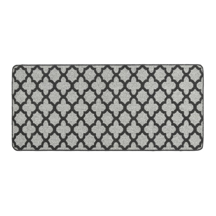 My Mat Stain Resistant Moroccan Tile Charcoal - handmade