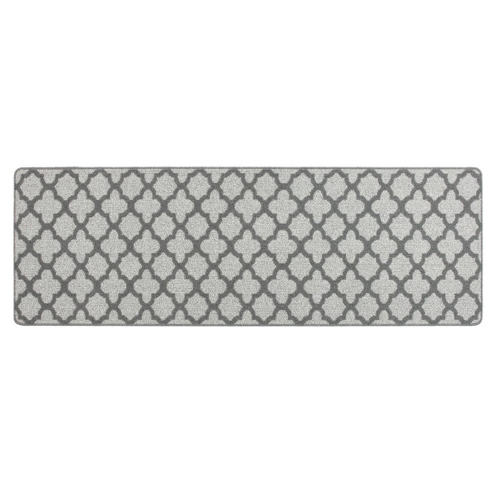 My Mat Stain Resistant Moroccan Tile Silver - handmade