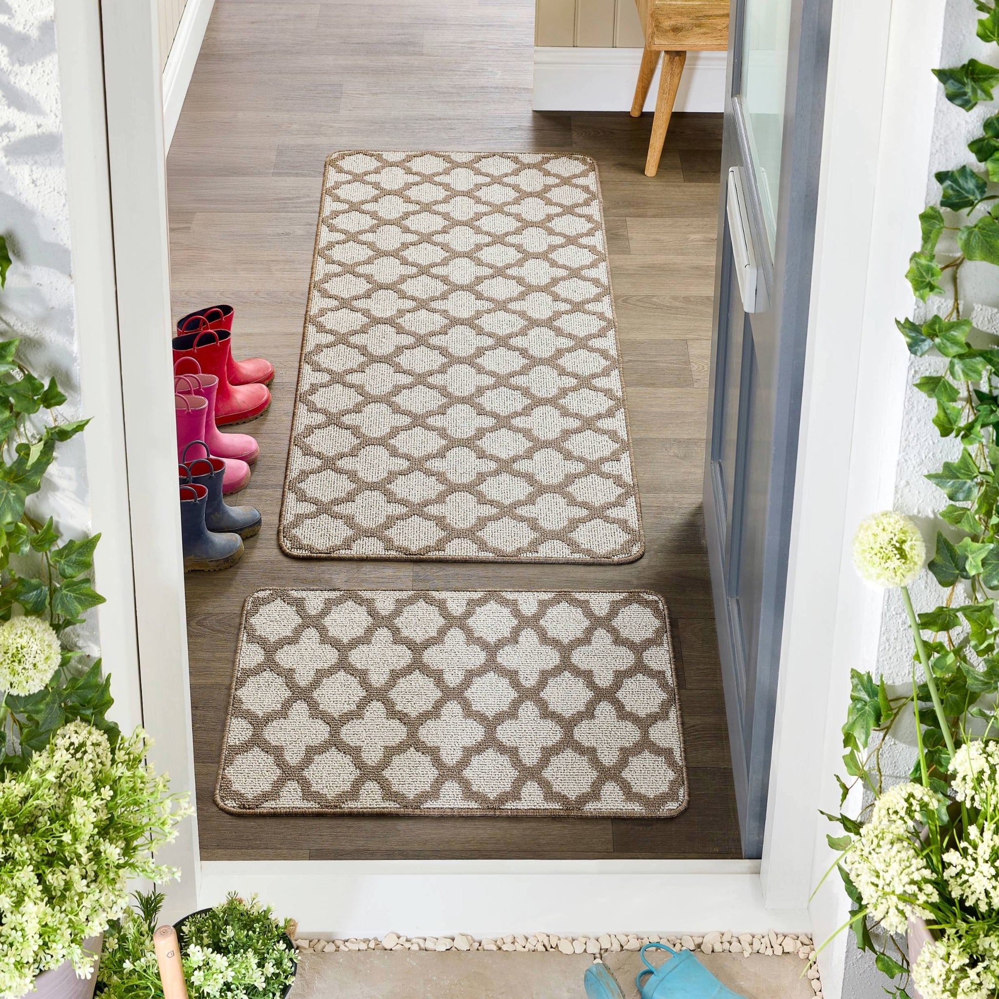 My Mat Stain Resistant Moroccan Tile Stone - handmade