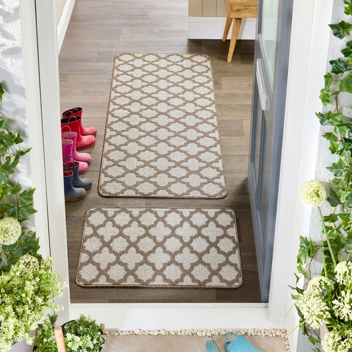 My Mat Stain Resistant Moroccan Tile Stone - handmade