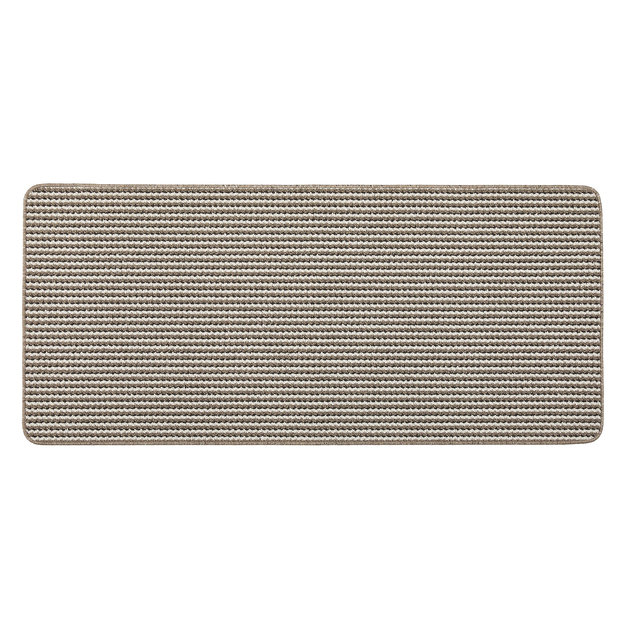 My Mat Stain Resistant Twist Stripe Natural - handmade