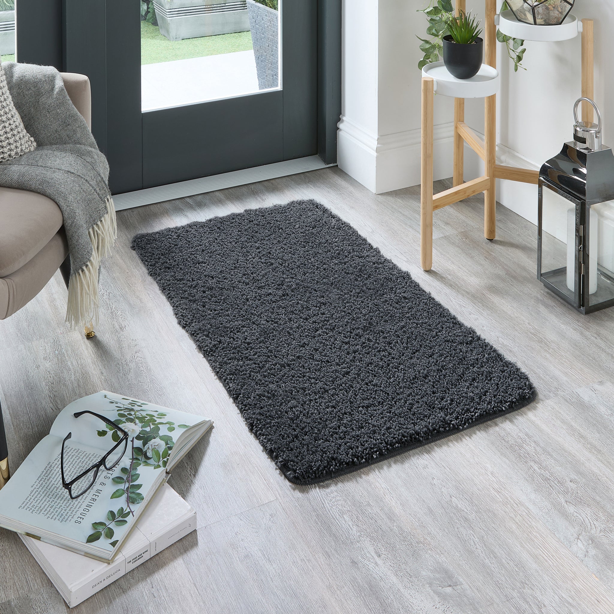 My Rug Charcoal - handmade