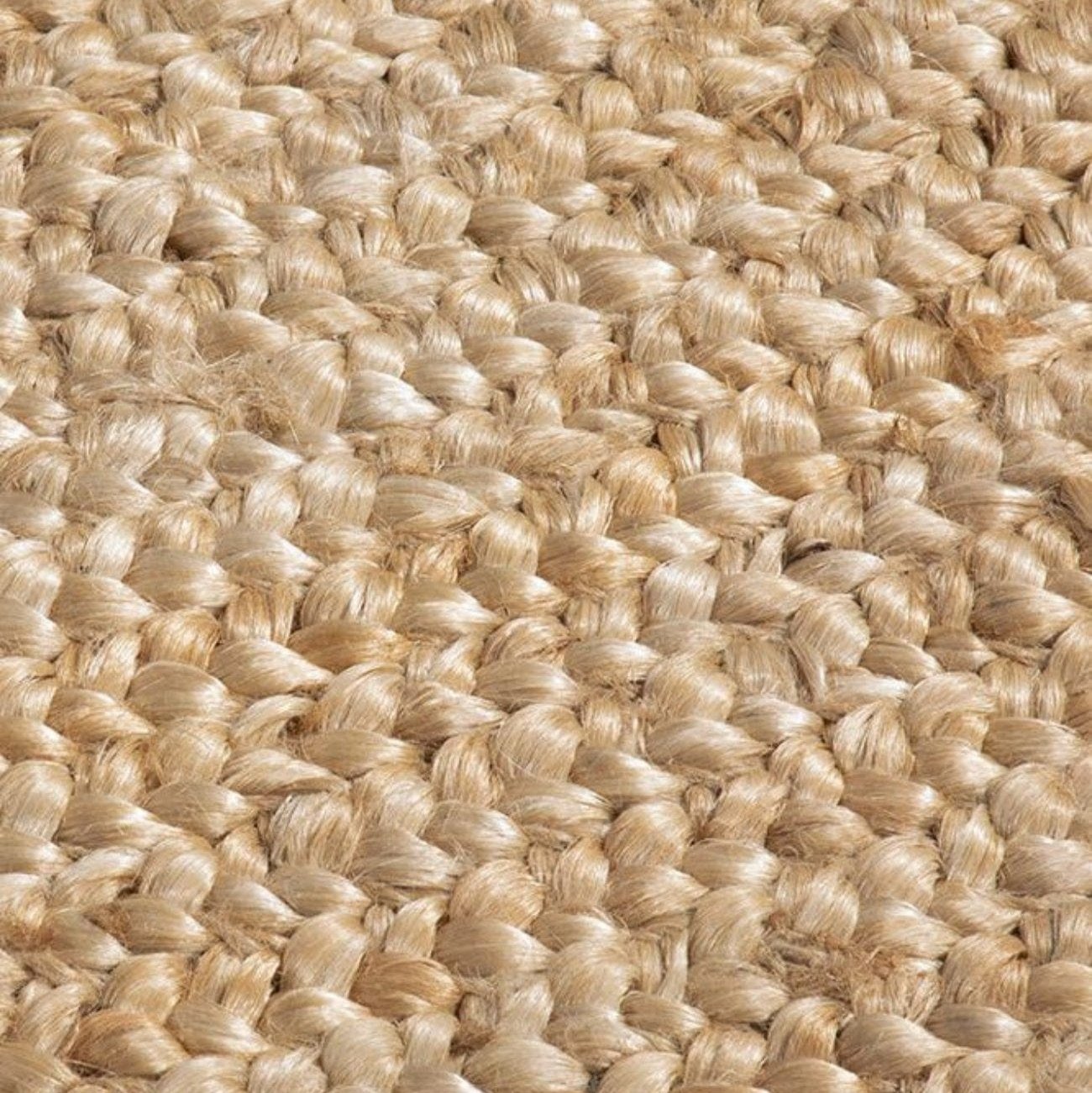 Naturelle Heaton Circle Natural Woven Jute RUGS_and_MORE