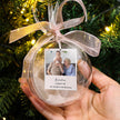 Personalised Memorial Feather Photo Bauble Ornament - handmade Home Decoration