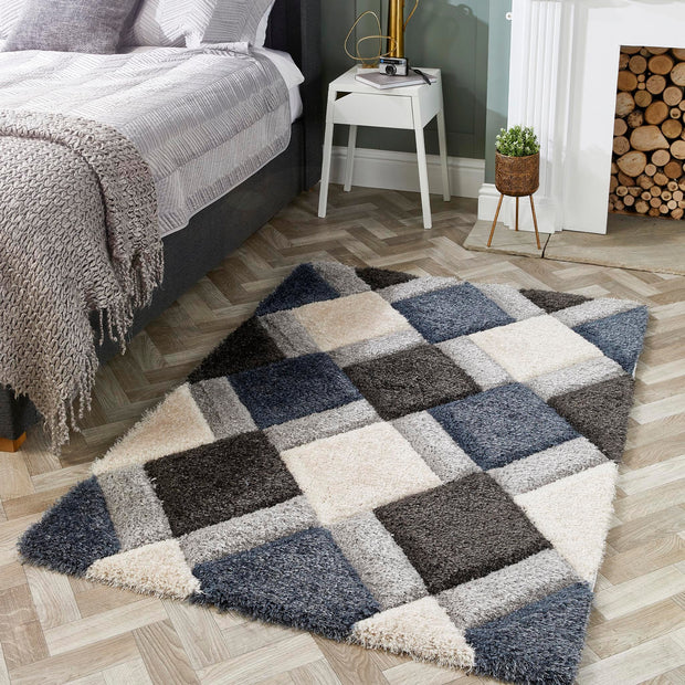 Origins 3D GEO Petrol Blue - handmade