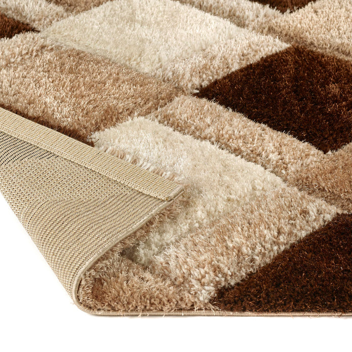 Origins 3D GEO Shaggy Beige - handmade