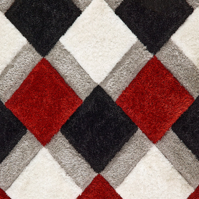 Origins 3D GEO Shaggy Red - handmade