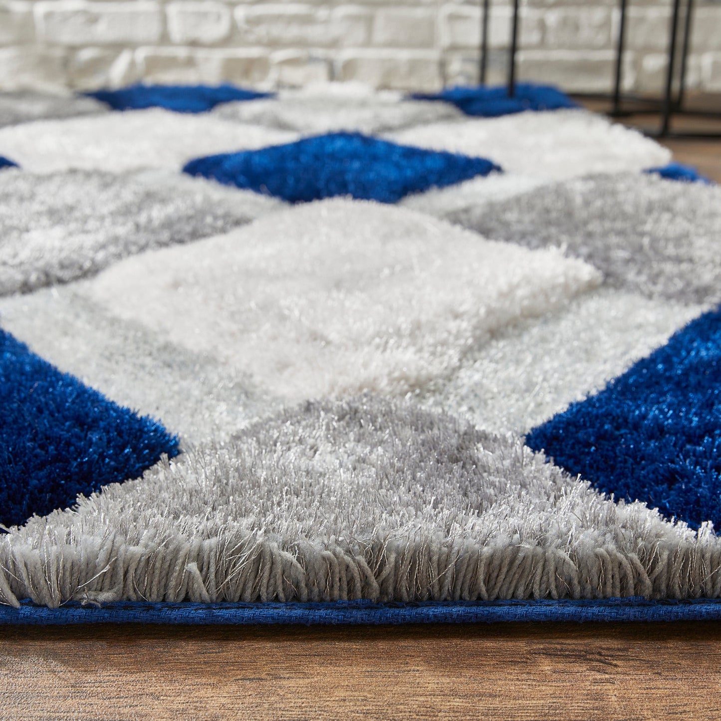 Origins 3D Geo Shaggy Rug rugs RUGS_and_MORE