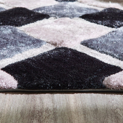 Origins 3D Geo Shaggy Rug rugs RUGS_and_MORE