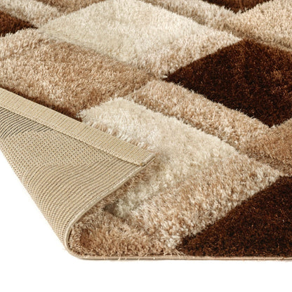 Origins 3D Geo Shaggy Rug rugs RUGS_and_MORE