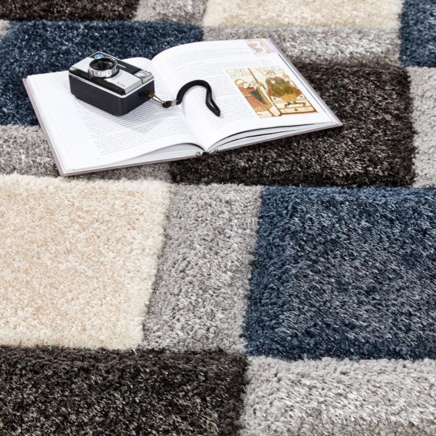 Origins 3D Geo Shaggy Rug rugs RUGS_and_MORE