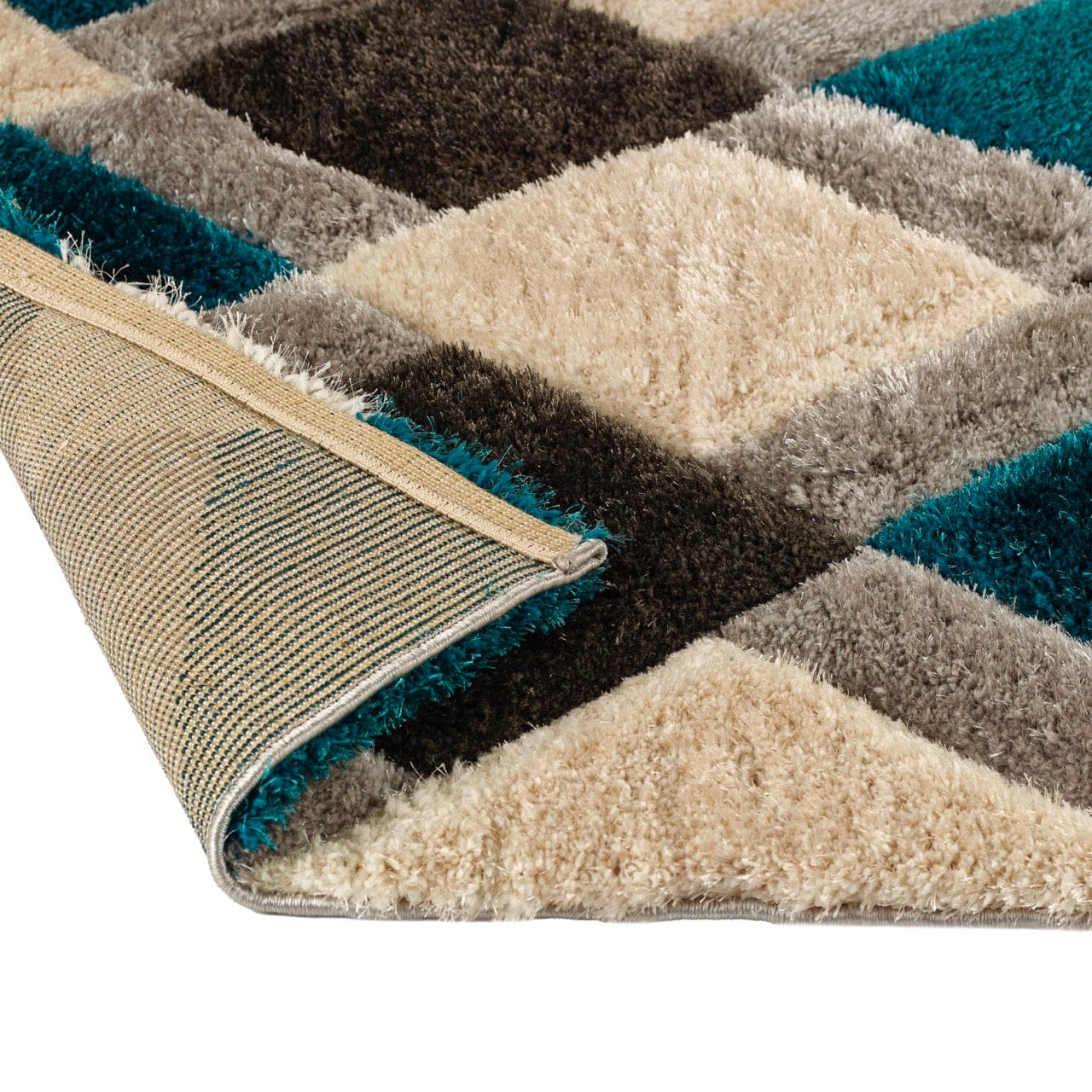 Origins 3D Geo Shaggy Rug rugs RUGS_and_MORE