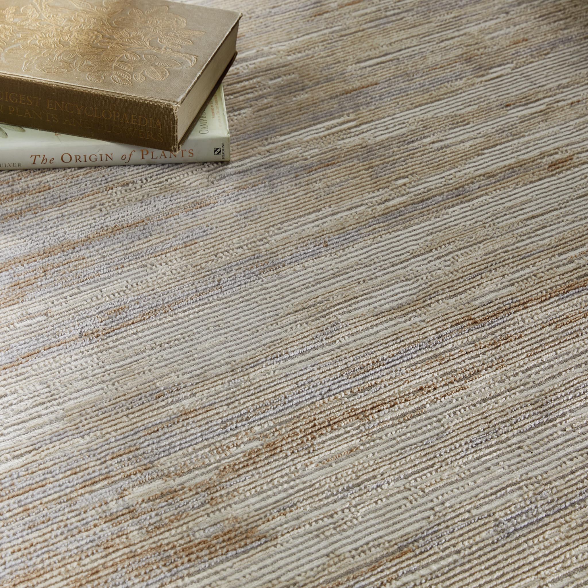 Origins Bevel Cream/Grey - handmade