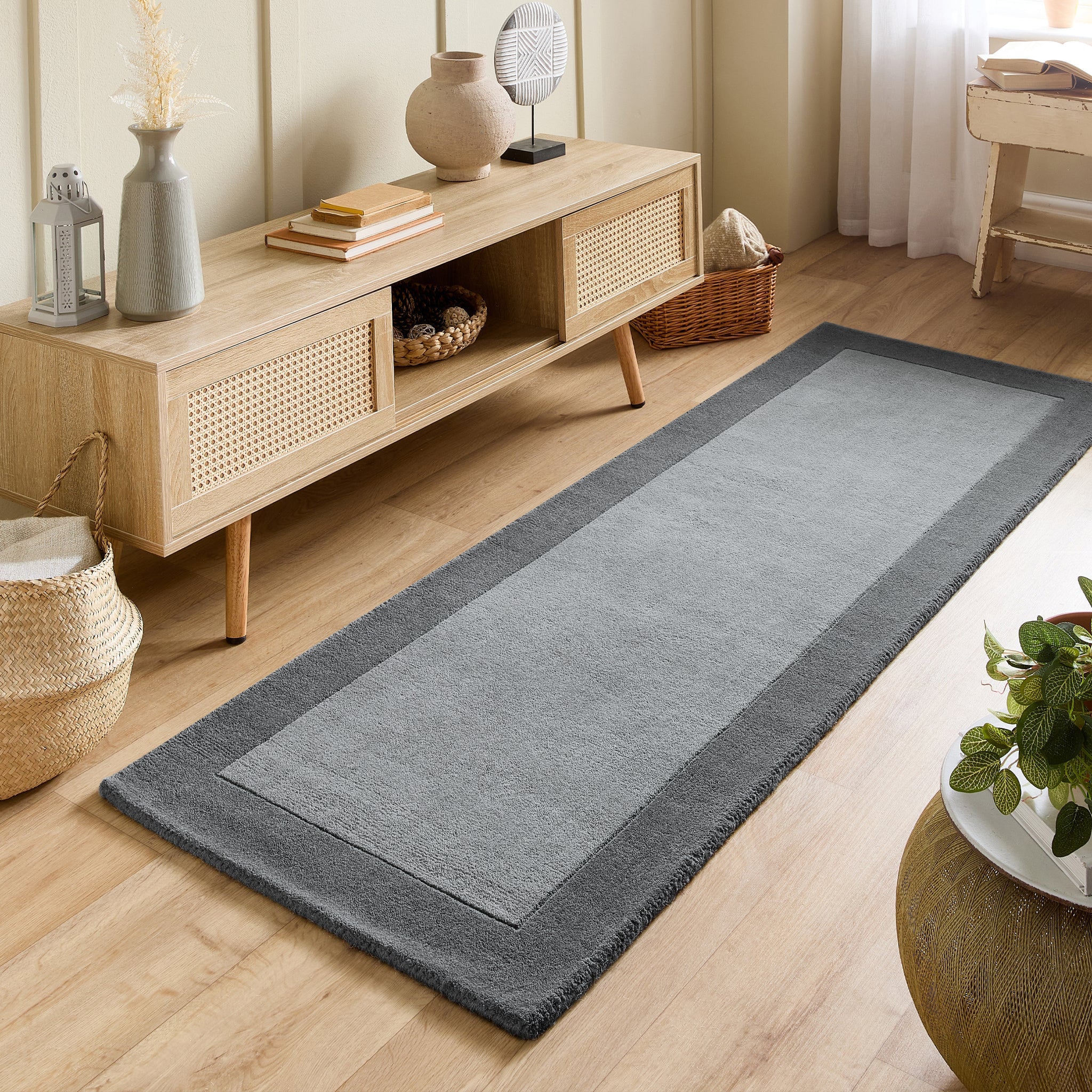 Origins Borders Grey - handmade