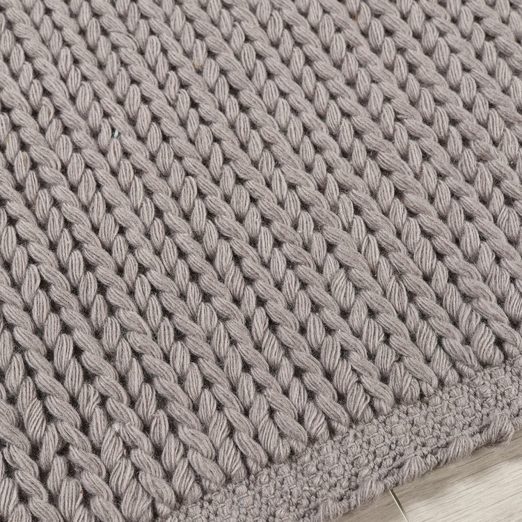 Origins Cable Warm Grey - handmade