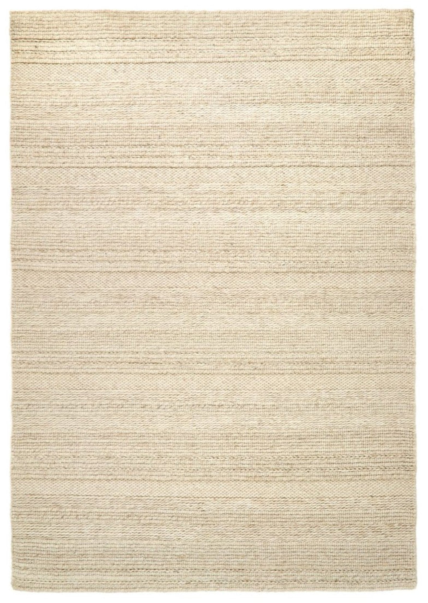 Origins Chunky Knit Rug Hand Woven 80x150 cm / Cream / 100% Wool RUGS_and_MORE 5026134618541