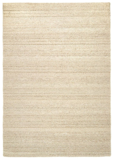Origins Chunky Knit Rug Hand Woven 80x150 cm / Cream / 100% Wool RUGS_and_MORE 5026134618541
