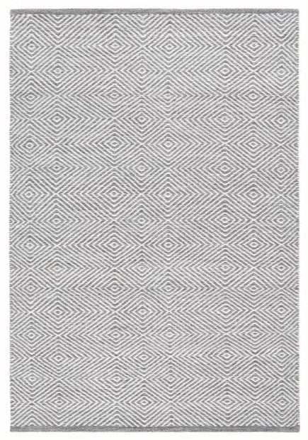 Origins Estelle Rug Hand woven 80x150 cm / Sky Grey / 100% Wool RUGS_and_MORE 5026134548954