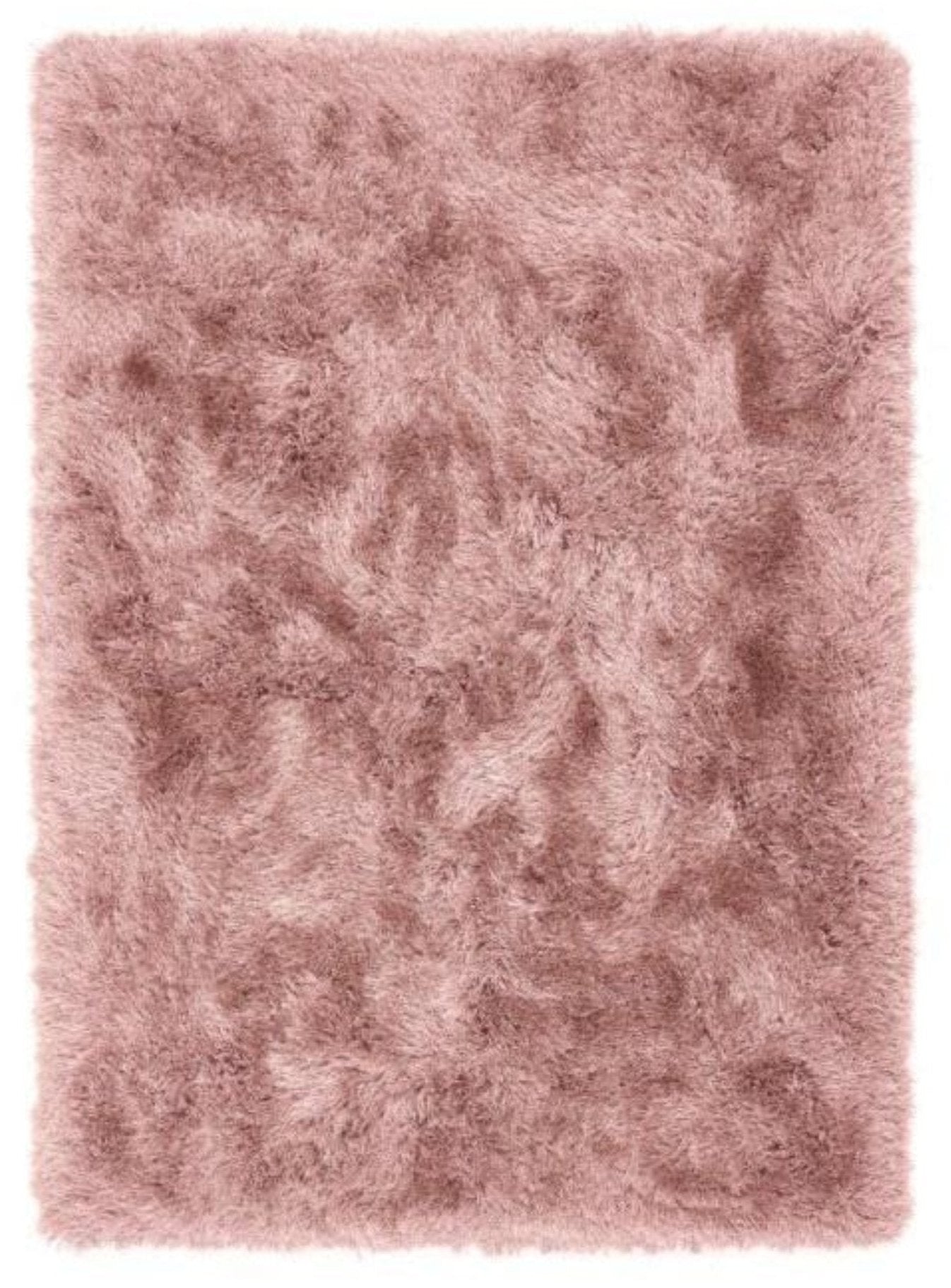 Origins Extravagance Rug shaggy, plain, modern 60x120 cm / Rose / 100% Polyester RUGS_and_MORE 5026134544987