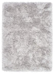 Origins Extravagance Rug shaggy, plain, modern 60x120 cm / Silver / 100% Polyester RUGS_and_MORE 5026134527454