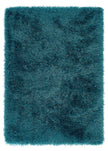 Origins Extravagance Rug shaggy, plain, modern 60x120 cm / Teal / 100% Polyester RUGS_and_MORE 5026134568549