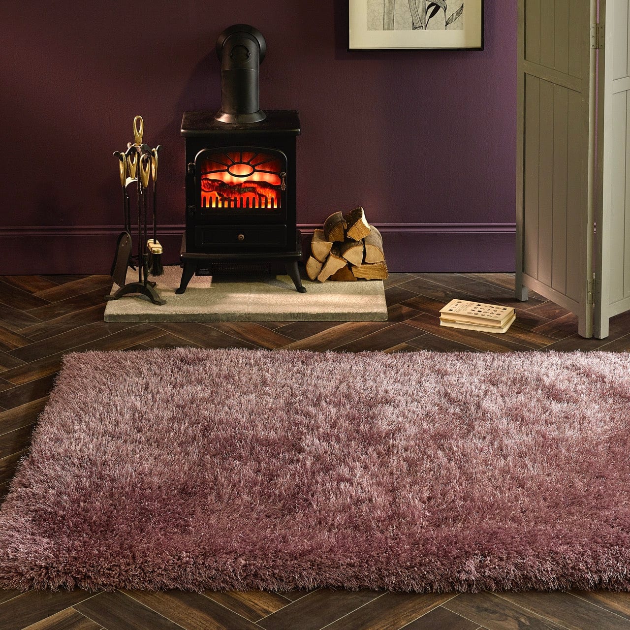 Origins Extravagance Rug shaggy, plain, modern RUGS_and_MORE