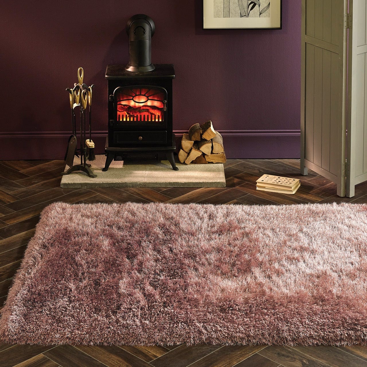 Origins Extravagance Rug shaggy, plain, modern RUGS_and_MORE